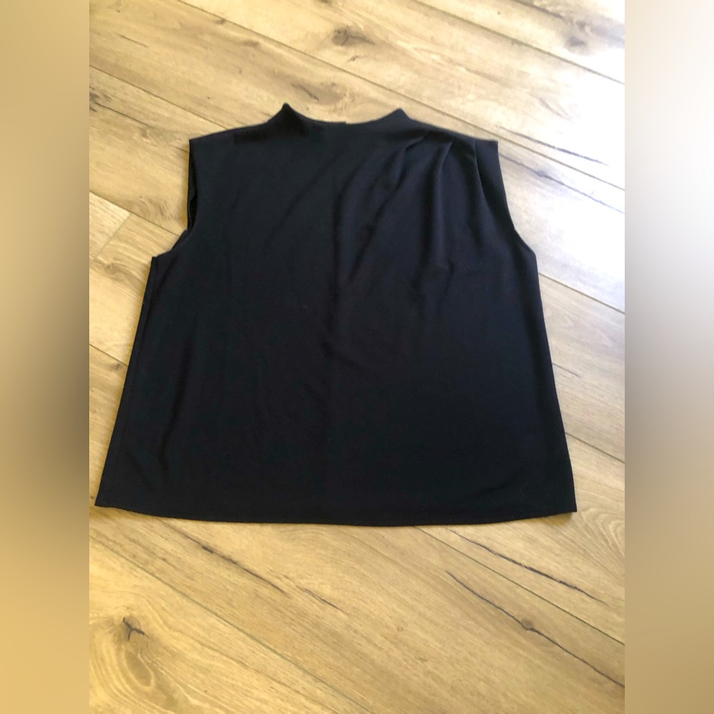 Black Worthington Oversized Sleeveless Top - Size Large